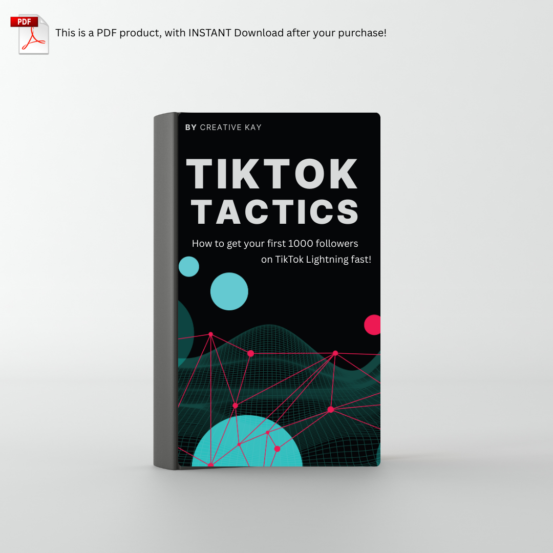 TikTok tactics eBook, learn how to build followers on TikTok fast!